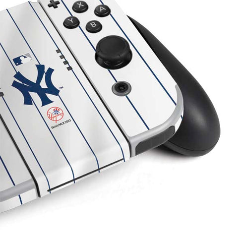 MLB New York Yankees Home Jersey Nintendo Switch OLED (2021) Skin